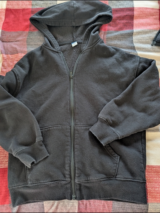 Old Navy Other - Old Navy Black Kids Zip-Up Hoodie